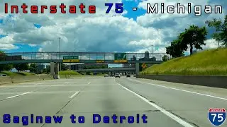 Interstate 75 SB - Michigan - Saginaw to Detroit