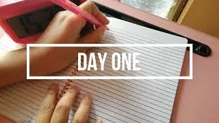 Learning to Write with my Left Hand (15 day timelapse video)