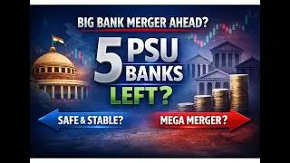 Only 5 PSU Banks Left? Budget-Time Merger Scenarios Explained. Mega vs Balanced Consolidation Model