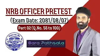 NRB Officer Pretest 2081/08/07 Solution (Part 02) | NRB Assistant Director Preparation |