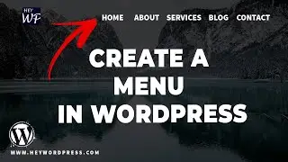 how to create a menu in wordpress