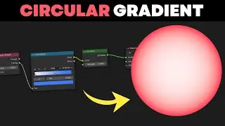 Circular Gradient Material - Blender 3.2 Tutorial