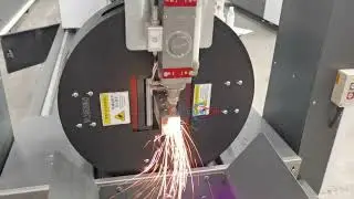 REBOUND CNC Tube Laser Cutting Machine for Reduce Smoke#tubelasercutter#squaretubecutting#roundtube