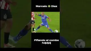 GOLPE DE MARCELO DIAZ 😱#futbolchileno #copalibertadores #futbol #f&uacute;tbol #futbolargentino #colocolo