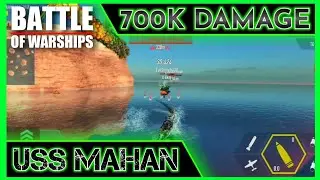 USS MAHAN EPIC TORPEDO DODGING AND 2 VS 6 GAMEPLAY | BATTLE OF WARSHIPS