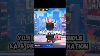 Yuji Ltadori Bundle Ka 3 Dress Combination ⚡#freefire #dress #combination #video