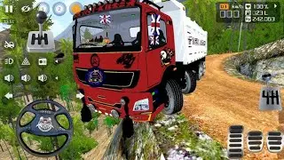 BHARAT BENZ TRUCK DRIVING BUS SIMULATOR INDONESIA 12 WHEELER TIPPER TRUCK DRIVING 