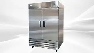 Heavy Duty Commercial Solid Stainless Steel Reach-In FREEZER, Silver XB54F