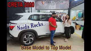 CRETA 2020 | Base Model Converted into TOP MODEL | Noida Rocks.... | CARSTYLEIN