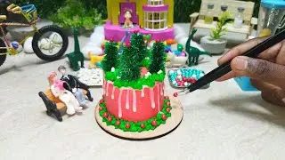 Satisfying Miniature Christmas Cake Decorating Ideas 🎄/ Amazing Yummy Holiday Cake / Merry Christmas