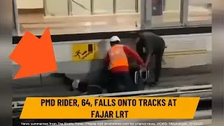 Пассажир PMD, 64 лет, упал на рельсы на станции Fajar LRT