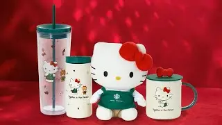Starbucks x Hello Kitty 2025 COLLECTION Is Here! EVERYTHING You Need to Know! ☕️🎀