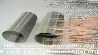 Wire mesh filter types and application