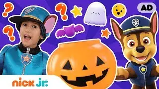 Ava's Halloween Bucket w/ PAW Patrol  | What's in My Halloween Bucket? 🎃 Ep. 2 | Nick Jr.