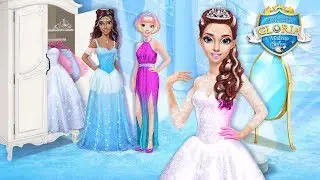 Choosing the Best Royal Dress 👗👑 Princess Gloria Makeup Salon | TutoTOONS