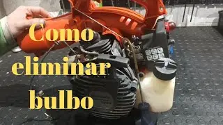 soplador 125 husqvarna como eliminar o bulbo injector