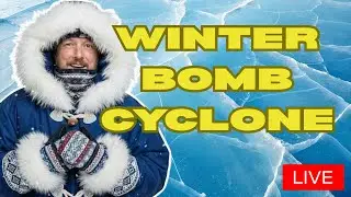 🔴 Winter storm BOMB Cyclone incoming | Parents Night Out Live