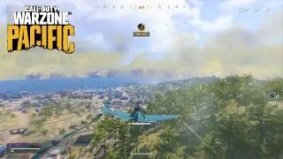 Warzone Pacific Gameplay | Sightseeing Flight over Caldera (No Commentary)