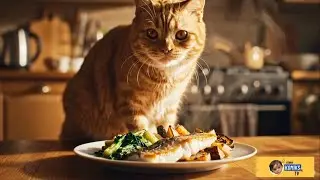 Poor Hungry Cat ask Owner to Cook
