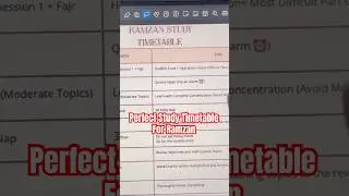 Perfect Ramadhan Study Timetable Class 10th SSC Maharashtra Board Nasir Sir