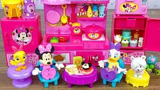 31 Minutes Satisfying with Unboxing Disney Minnie Mouse Kitchen Set ASMR | Review Toys