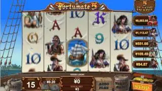 fortunate 5 - Playtech Progressive Jackpot slot game