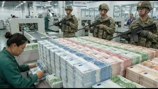 Inside Europe,Money Factory_How the Euros are Printed and Secured(Full Process)
