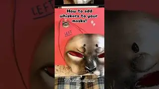 Whisker tutorial! #therian #therianthropy #furry #theriangear #tutorial #quadrobics #diy #funny