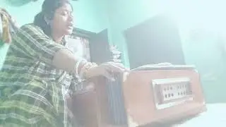 অনেকদিন পর আমার সেই হারমোনিয়াম নিয়ে বসলাম #singing #myself #familyvlog #rabindrasangeet