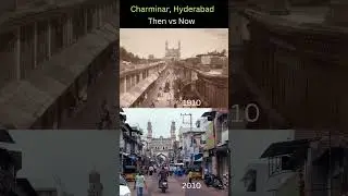 Hyderabad's Pride: Charminar A Timeless Icon &ndash; Then & Now! #charminar #hyderabadi #hyderabad #shorts