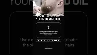 How To Apply Beard Oil | Best Luxury Mens Grooming Products | ZOUSZ