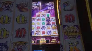 I won big playing the best Buffalo slots. #lasvegas #shorts