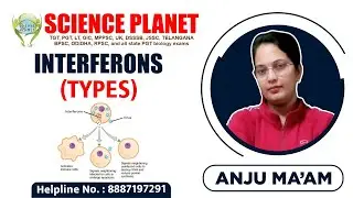 Interferons (Types) Explain by Anju Mam of Science Planet!