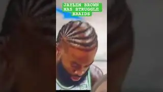 JB had those braids on TOO TIGHT 😂😂 #nba #celtics #shorts