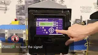 Interceptor Metal Detector - Confirm Calibration