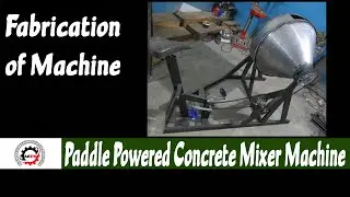 Concrete Mixer # 03 | Fabrication of concrete Mixer Machine | Alam engineering design solution
