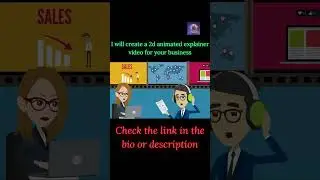 I will create a 2d animated explainer video for your business #animatica #animatedexplainers #shorts