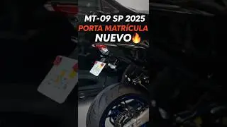 🔥 INSTALACI&Oacute;N PORTA MATR&Iacute;CULA NUEVO | Yamaha MT-09 SP 2025paso a paso c&oacute;mo instal&eacute;  (tail tidy)