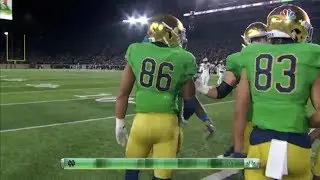 Alize Mack (Notre Dame TE #86) Vs. Florida State 2018
