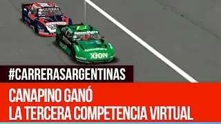 Canapino ganó la tercera competencia virtual  - Carreras Argentinas