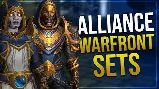 Alliance Warfront Sets Tier 1 -3 | In game Preview | Battle for Azeroth!