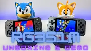RG351M Retro Gaming Handheld Unboxing & Demo - Play online on over 20 retro gaming consoles