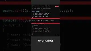 How to Sort Array of Objects by Key in JavaScript | Quick Tip | 