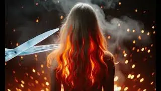 🔥 Fire vs Ice: Lava Hair Cut with Frozen Scissors | Cinematic Fantasy #viral