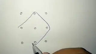7 Days 7 simple kolam | 3*3 dots | jaya's creativity