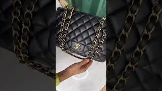 Chanel Classic Flap jumbo with gold hardware unboxing #chanel #unboxing #xxlbag #luxbags
