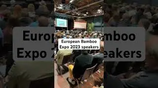 Speaker at the first European #Bamboo Expo 2023 #thinkbamboo
