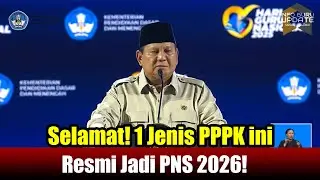 Selamat! 1 Jenis PPPK ini Jadi PNS 2026