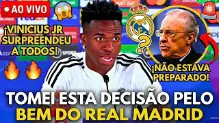 🚨BOMBA! VINI QUEBRA O SILÊNCIO E SOLTA O QUE NINGUÉM ESPERAVA NO REAL MADRID
