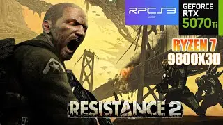 Resistance 2 | RPCS3 Emulator 2025 | Best Settings | RTX 5070 Ti | R7 9800X3D | PC Performance Test!